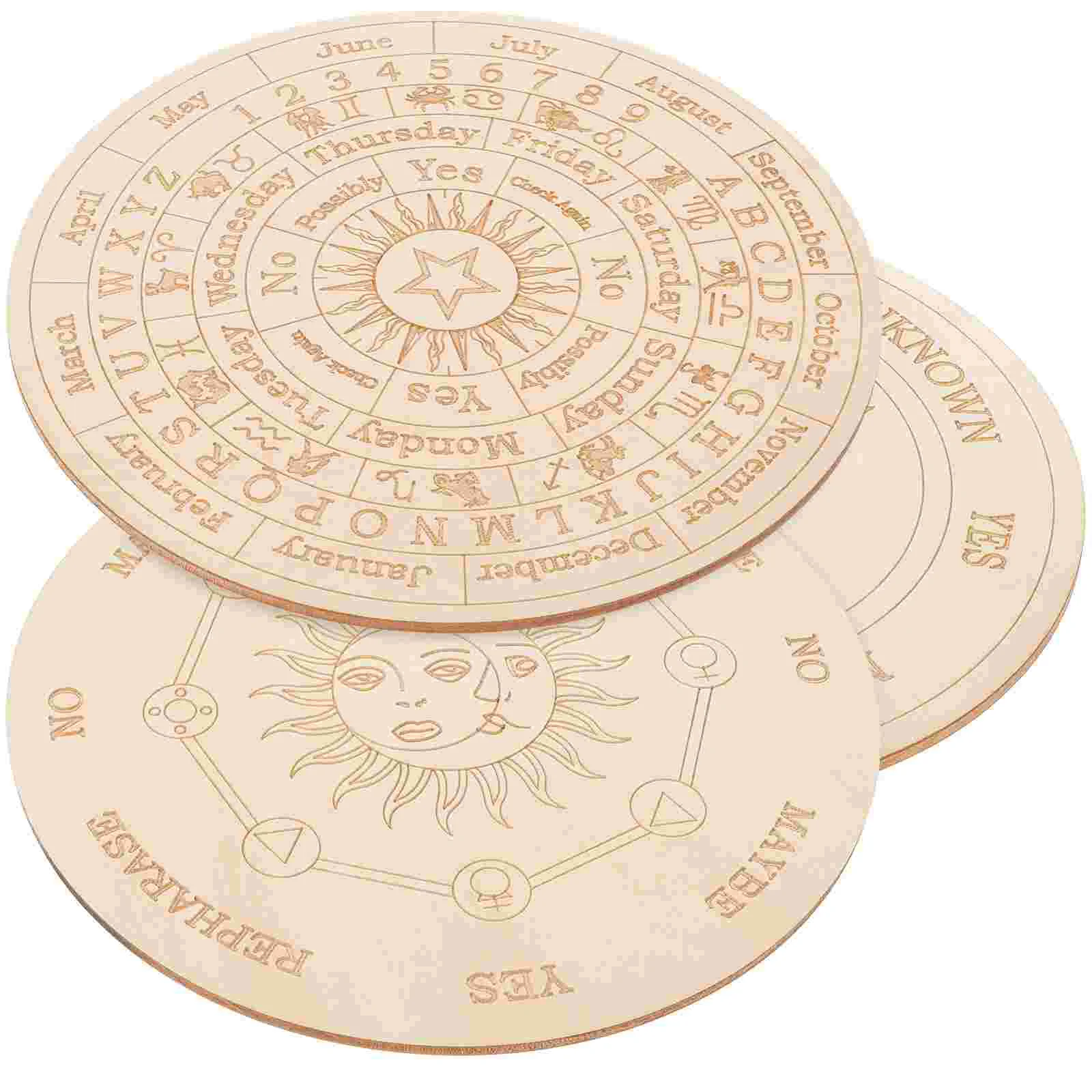 

Board Wooden Pendulum Decorative Divination Dowsing Star Crafts Home Delicate Decor