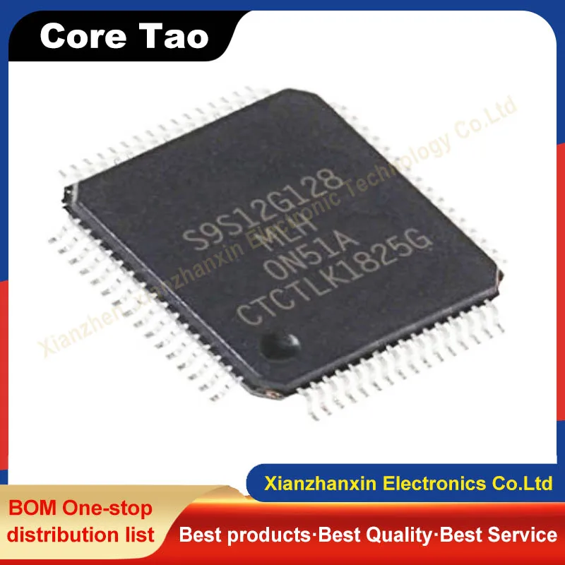 

1PCS/LOT S9S12G128MLH S9S12G128 LQFP64 16-bit microcontroller new and original