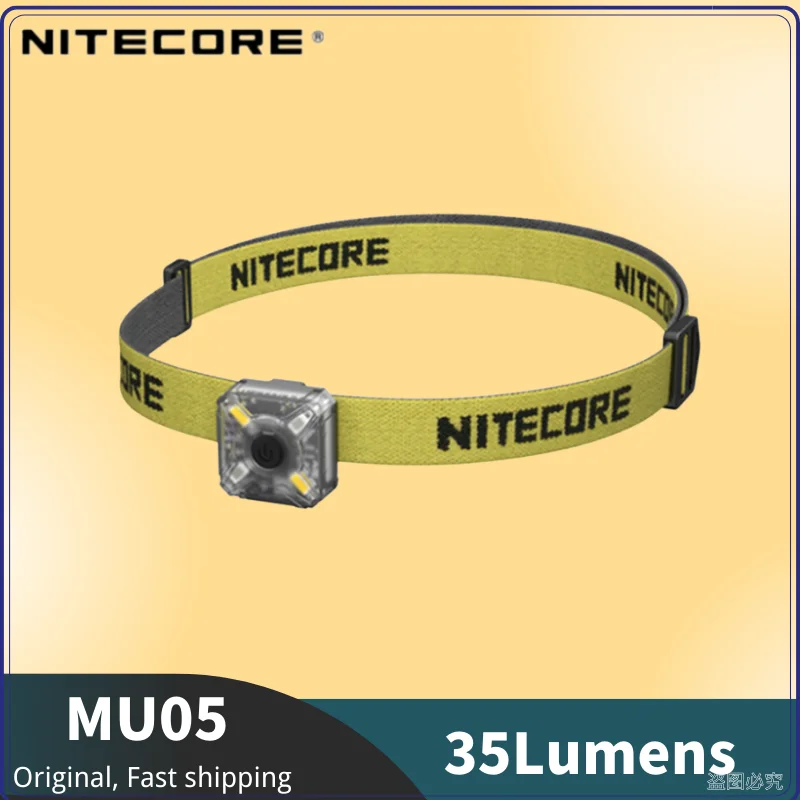 

NITECORE NU05 Kit Headlamp Using 4 high-performance LEDs Red+white dual light Rechargeable Lightweight Headlight