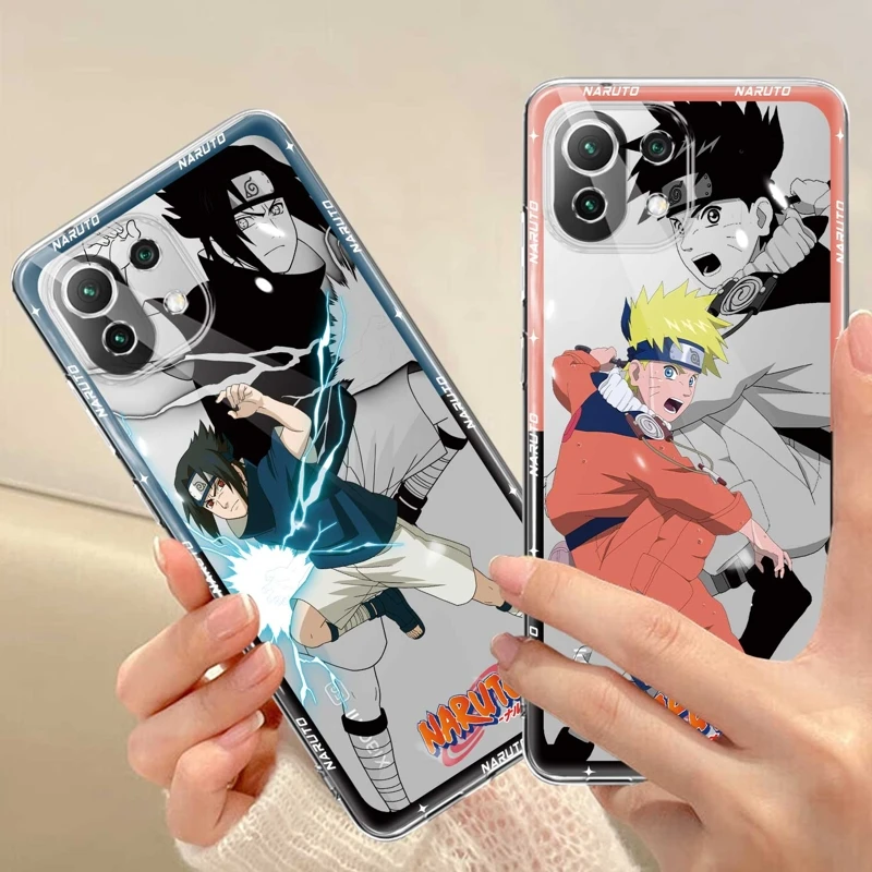 

Naruto Sasuke Anime Cover Case Capa For Xiaomi Mi POCO X3 NFC M5 11 Lite 11T 5G M5s 13 12T Pro 9T Note 10 POCO M3 10T 12X F3