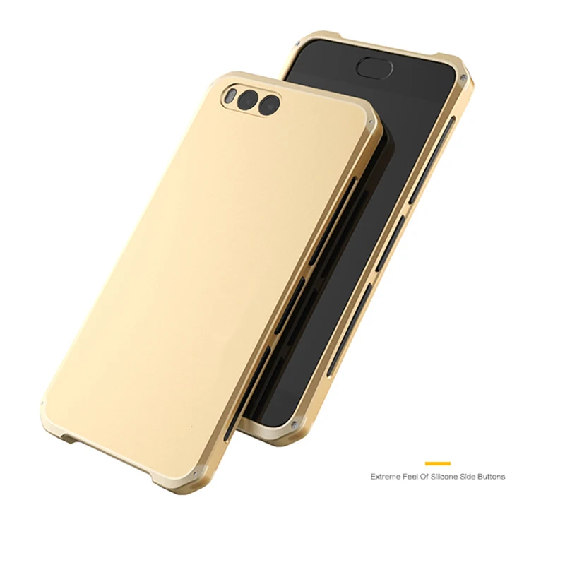 

Hot! Anti-fall Metal Frame PC Back For Xiaomi M Note 3 Mi Note3 Aluminum Alloy Mobile Note 3 Note3 Bumper Case Cover