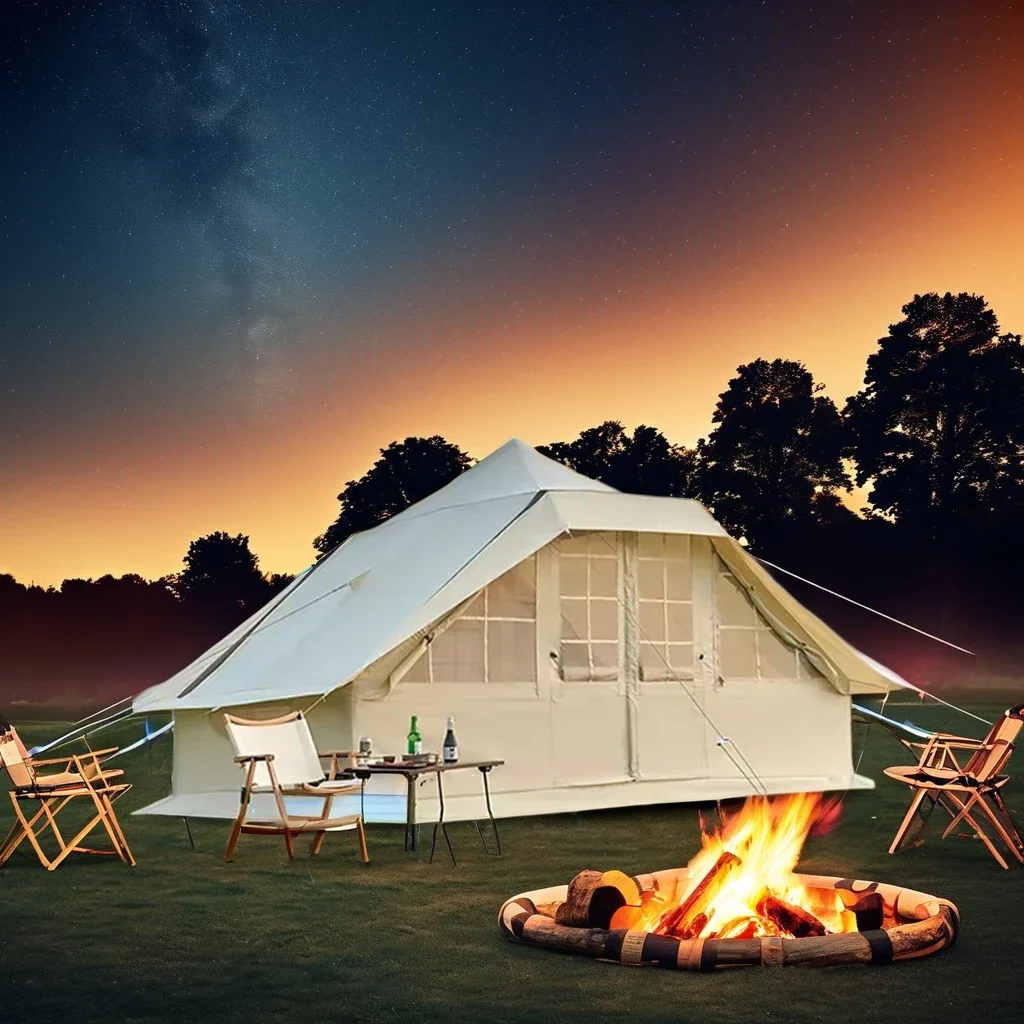 Лидер продаж большая надувная палатка для семейного кемпинга водонепроницаемая