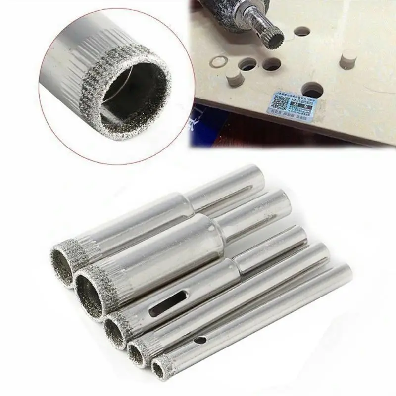 

Diamond Coated Core Drill Bits Hole Saw For Glass Tile Ceramic Marble 5-12mm Drill Bit Set Cutter Cutting Machine Drill Tools