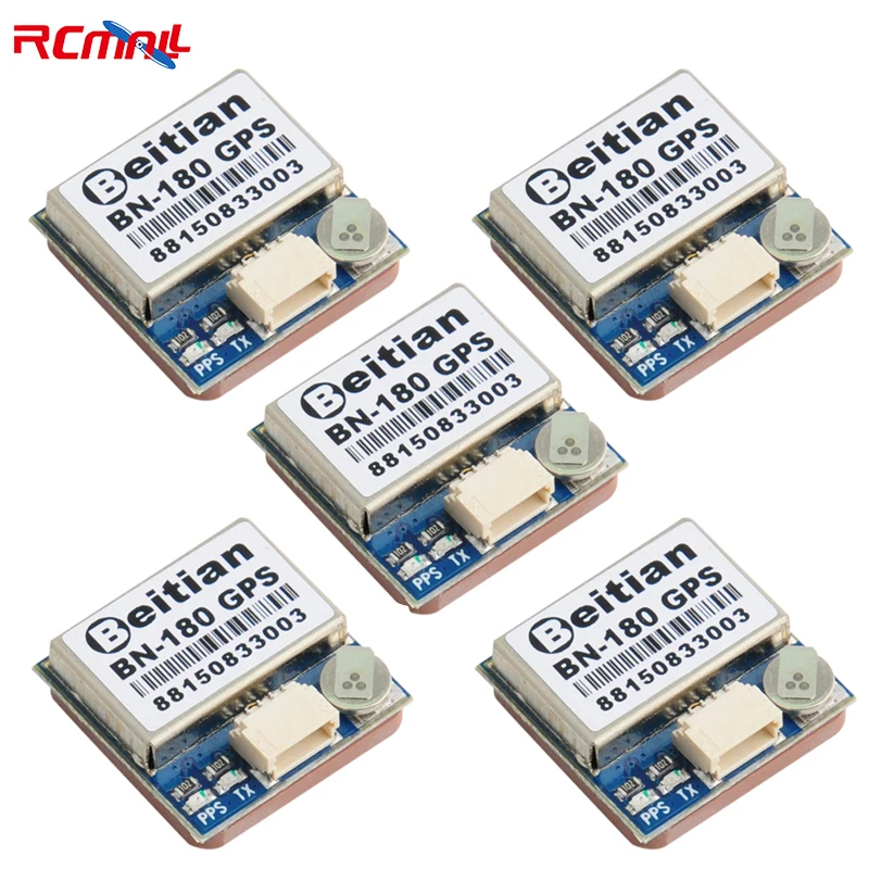 Купи 5PCS Beitian BN-180 Mini GPS Module Dual GLONASS+GPS Micro Double Antenna UART TTL For CC3D F3 Flight Controller за 4,165 рублей в магазине AliExpress