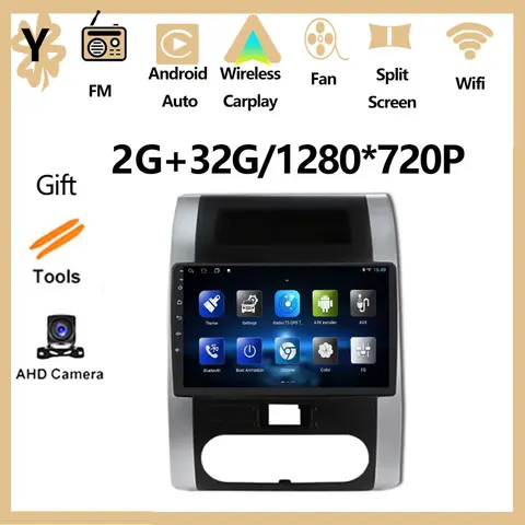 Android OS Carplay Auto Car Radio BT Мультимедийный плеер Видео для Nissan x trail t31 2007-2015 Стерео GPS-навигация Инструменты Вентилятор