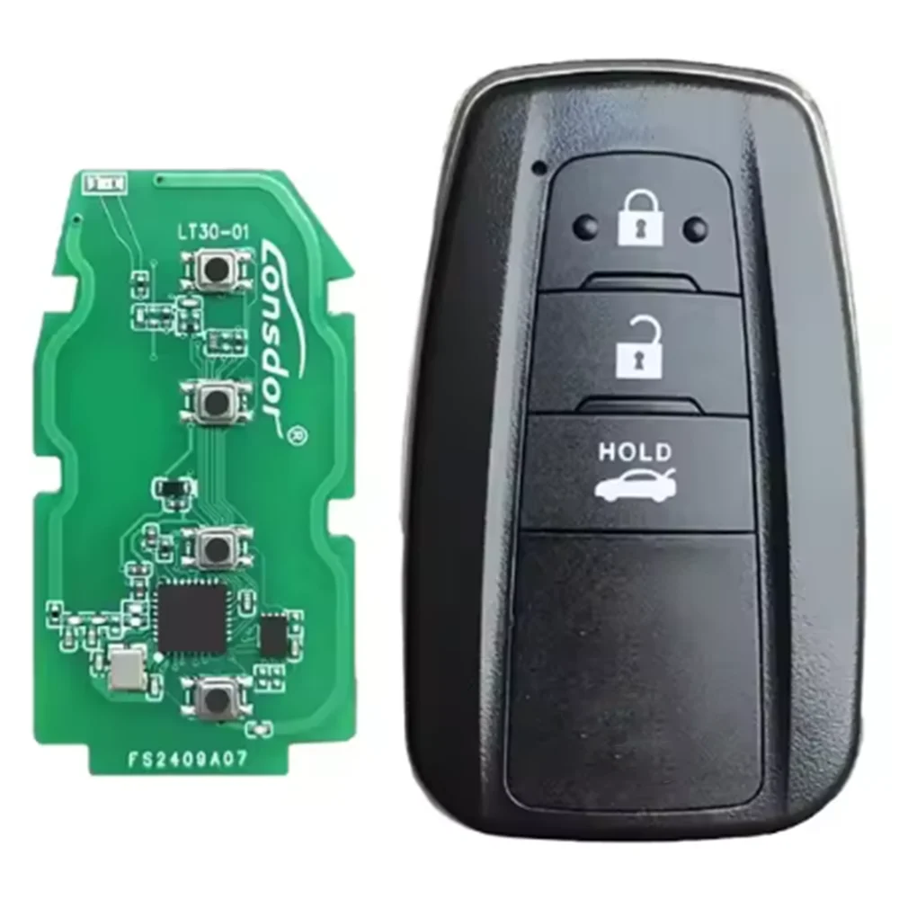 

Lonsdor LT30-01 для Toyota Corolla Cross Levin Allon Camry Fob Board: 2000/2661/1320/2550/0110 Универсальный умный дистанционный ключ 4A чип