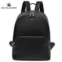 david jones vintage backpacks for women black school bags for girls soft faux leather female handbags travel shoulder bag