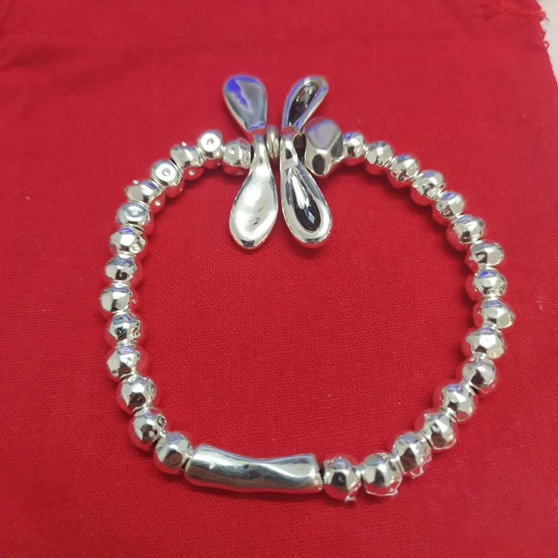 

Exquisite European and American Original Fashion Electroplating 925 Silver Butterfly Bracelet Festival Female Jewelry Gift