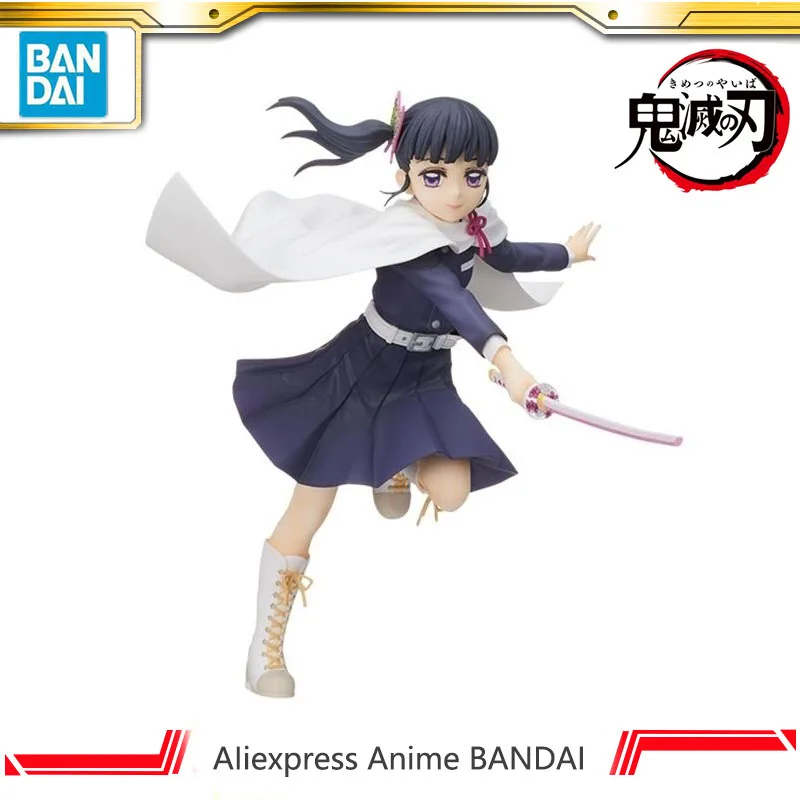 

BANDAI Demon Slayer Anime Figure Fit Tsuyuri Kanao Flowers Breathing Form Collectible Kimetsu no Yaiba Model Toys