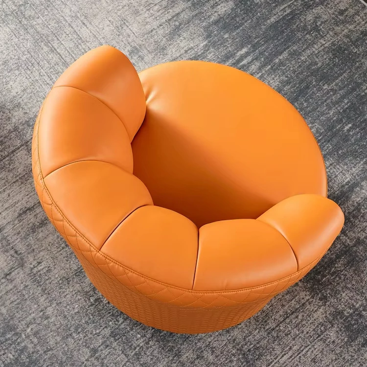 Стулья для гостиной Factory Direct Argyle Кожа из микрофибры Круглая вращающаяся мебель для гостиной Удобный подлокотник Aset Acc (art.: 3920cd0cc7960) - 3920cd0cc7960