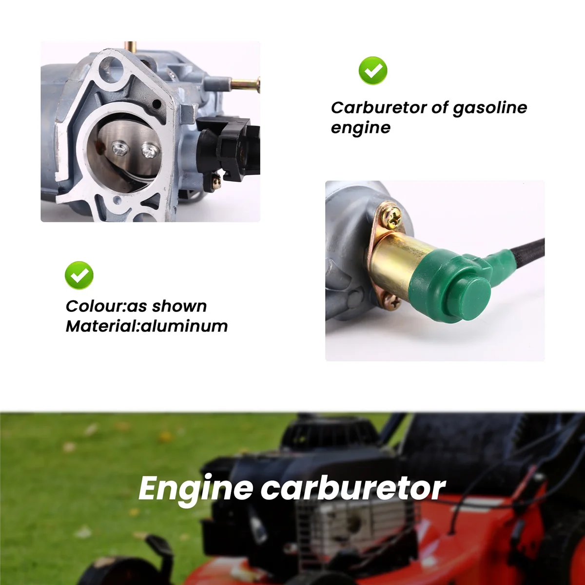 Карбюратор подходит для портативного генератора GX240 8HP GX270 9HP GX340 11HP GX390 13HP 182F 188F Ex6500