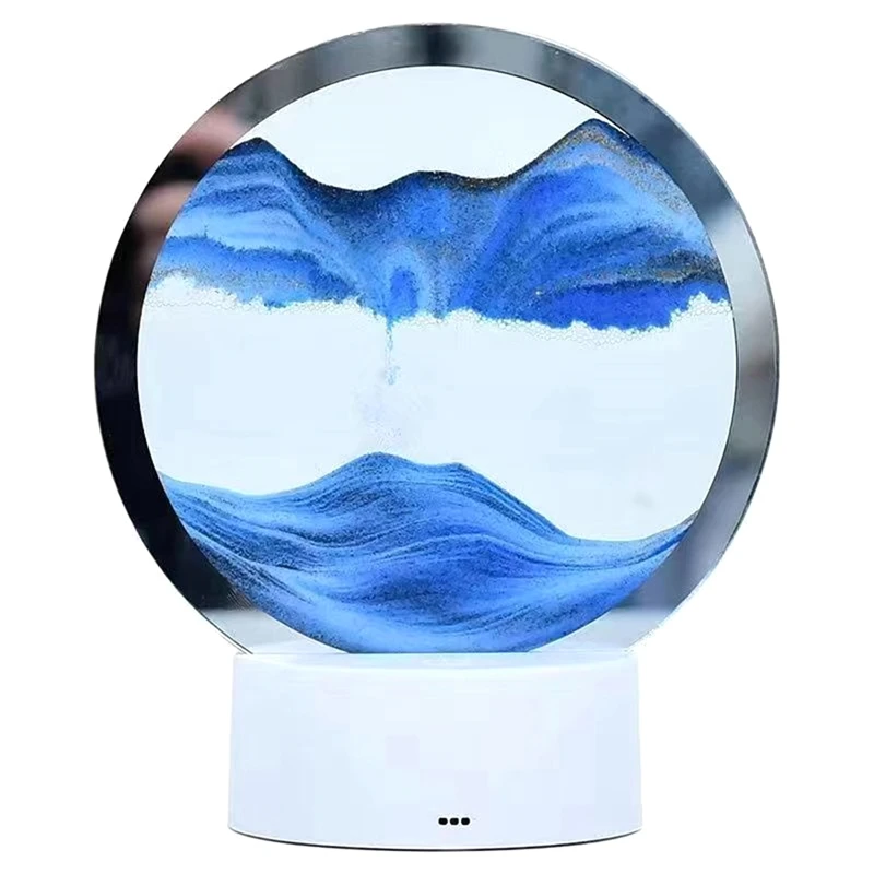 

1Set Sand Picture Sand Picture Picture Sand Moving Sand Art Decor Figurine Funny Abstract Landscape Decor +LED Light