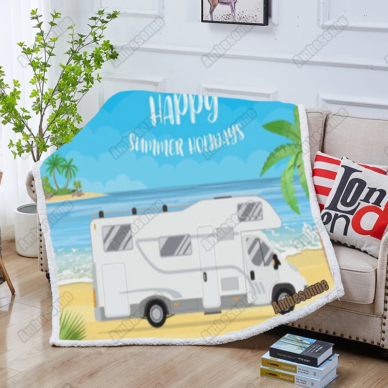 

Летнее праздничное одеяло с принтом, летнее одеяло для детей и взрослых, одеяло для кровати, дивана, одеяло, одеяло для пикника, индивидуальн...