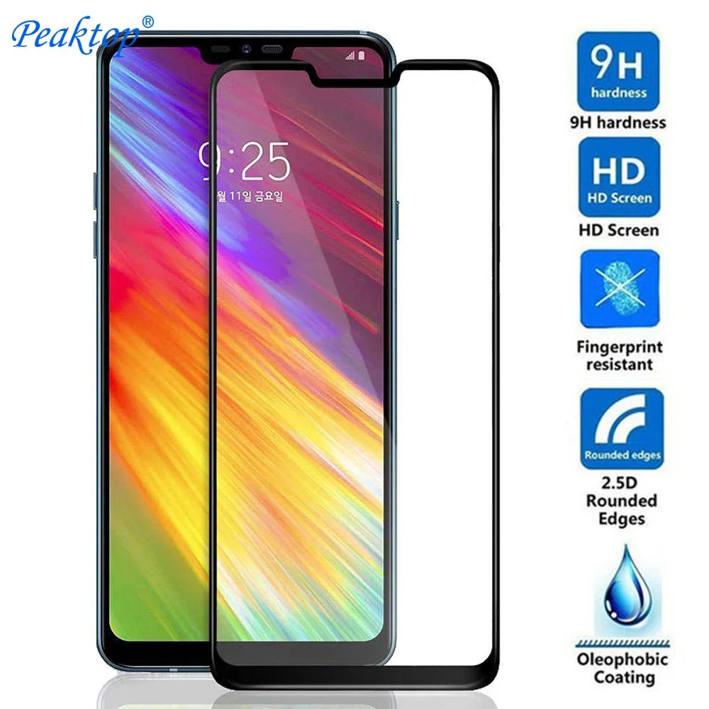 

Защитное стекло 9H для LG W10 W30 G6 G7 G8 K40 K50 Q60 Q7 Q9 Stylo 6 4 5