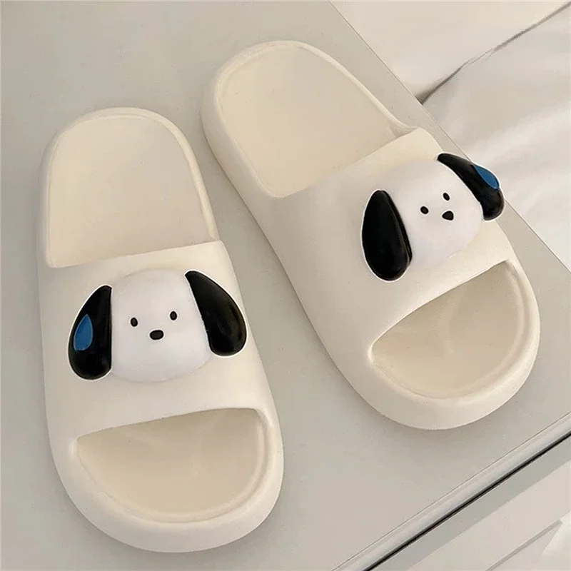 Сандалии Snoopy женские на толстой подошве летние домашние Тапочки для ванной