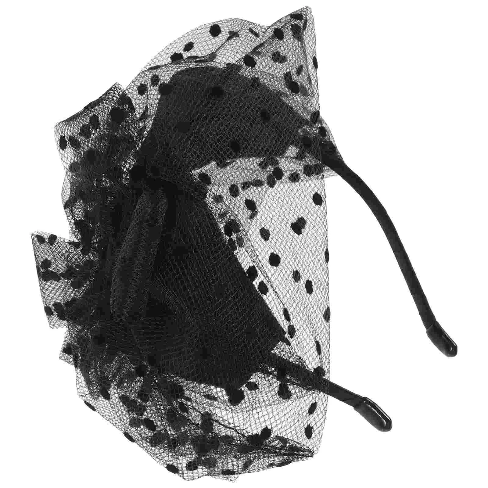 

Windbreaker Wedding Party Headband Fascinator Hair Accessory Women Headdress Banquet Hat