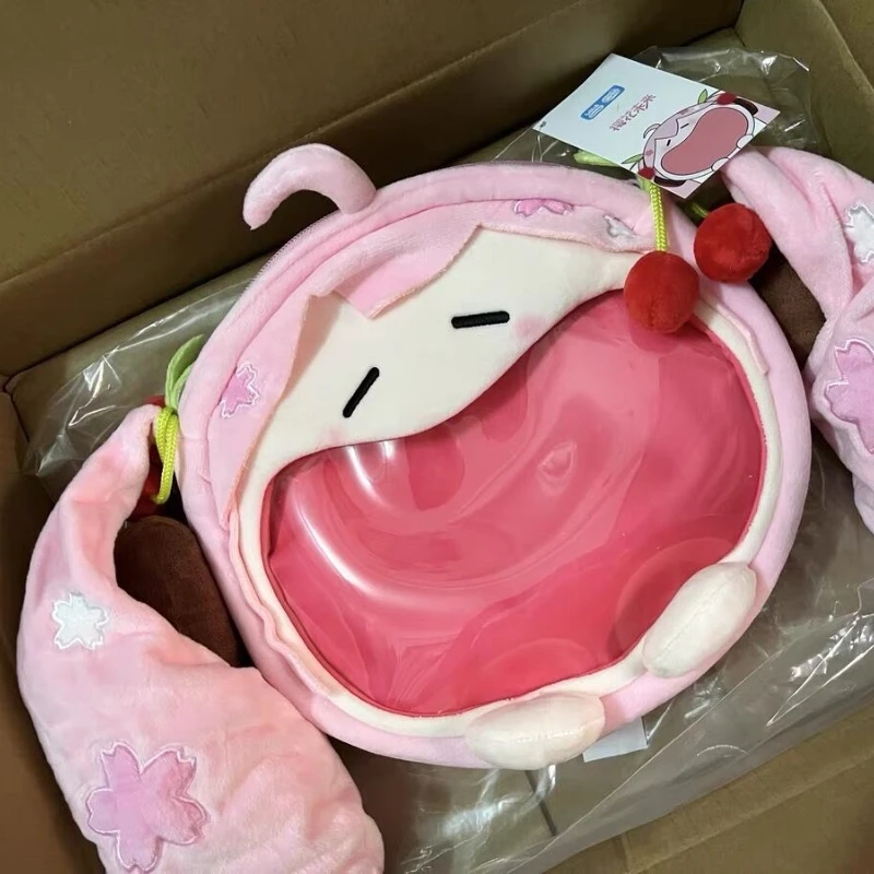 Подлинная плюшевая Наплечная Сумка Hatsune Miku Сакура в цветах Kawaii болезненный пакет