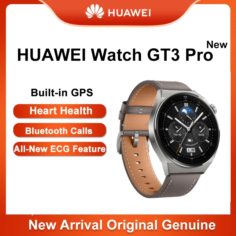 

Часы наручные HUAWEI GT 3 Pro с титановым корпусом и сапфировым стеклом
