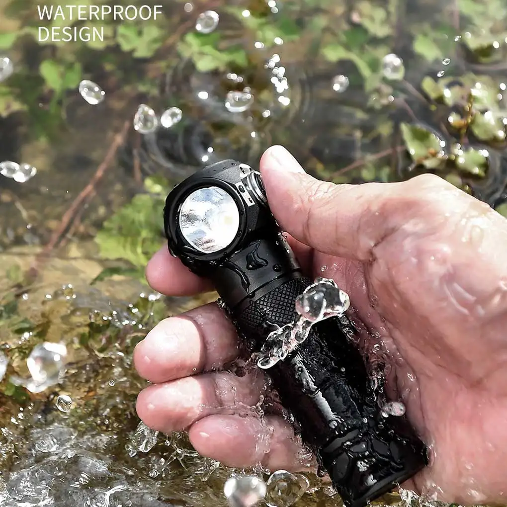 

Head-mounted Light Headlamp Flashlight Torch Bright Waterproof Battery