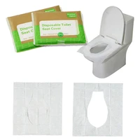 10pcs disposable toilet seat cover type travel camping hotel bathroom accessory paper waterproof