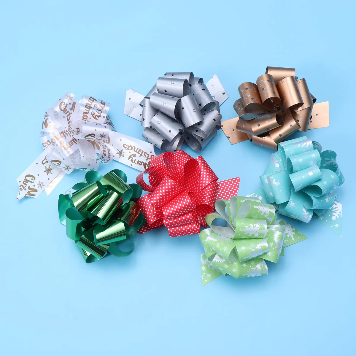 

36pcs DIY Christmas Bows Creative Manual Ribbons Bow Styling Gift Wedding Decoration Assorted Color