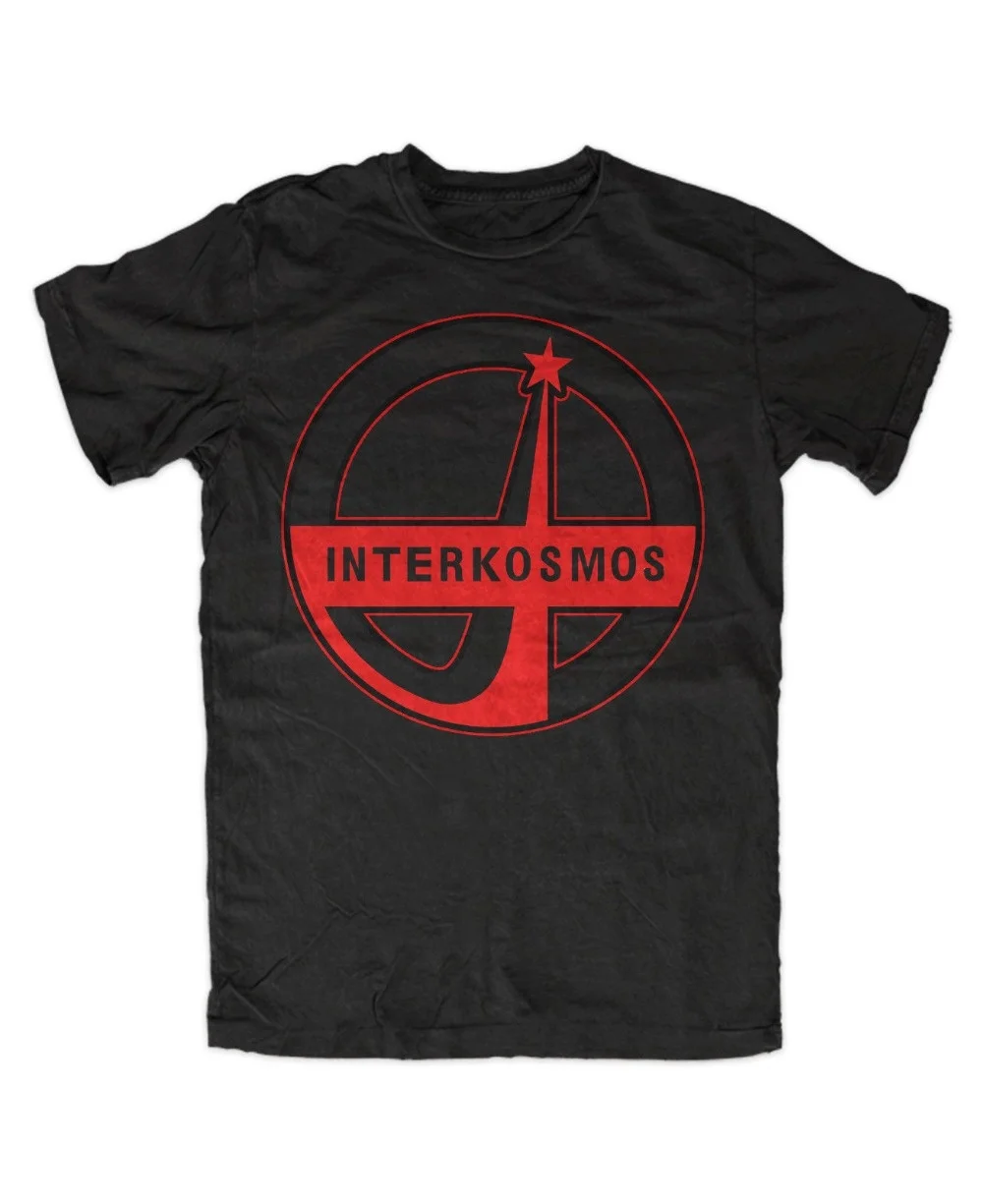 

Interkosmos T-Shirt Udssr,Russia,Retro,Kult,Ost,Fun,Ddr,Cccp,Kosmonaut Men Fashion Rude Top Round Neck Printing Shirt