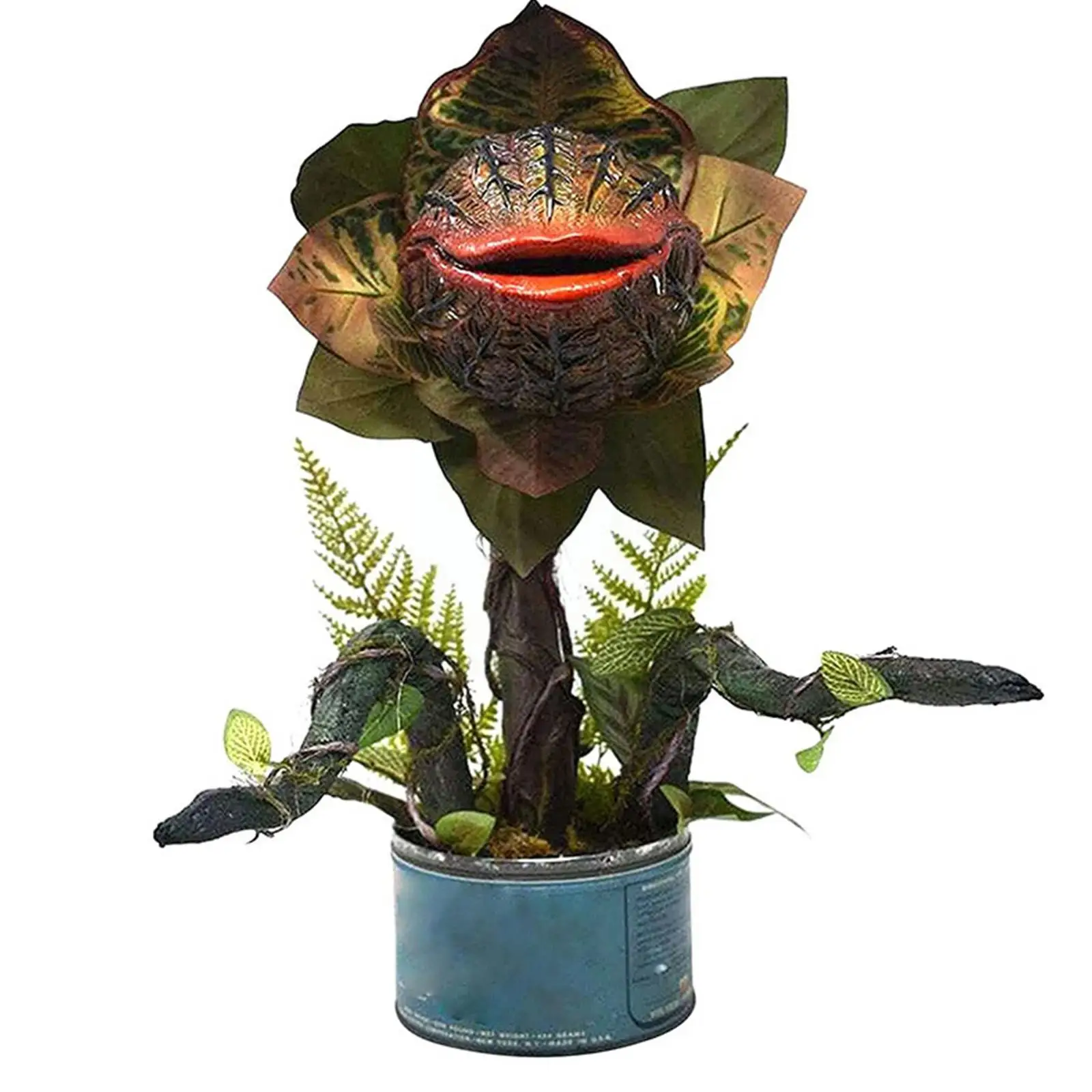 

Полимерные статуи растений Piranha, цветочное украшение из фильма Хэллоуин, декор для сада, искусство для дома P7s2