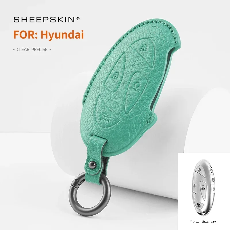 Автомобильный ключ из овечьей кожи с 7 кнопками МОДЕЛЬ Hyundai greatgn7 Kona Ev 2023 lonic 6