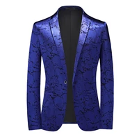 2022 men fashion suit coat homme stage outfit performance metal casual suit jacket high quality bleazer man plus size s 6xl