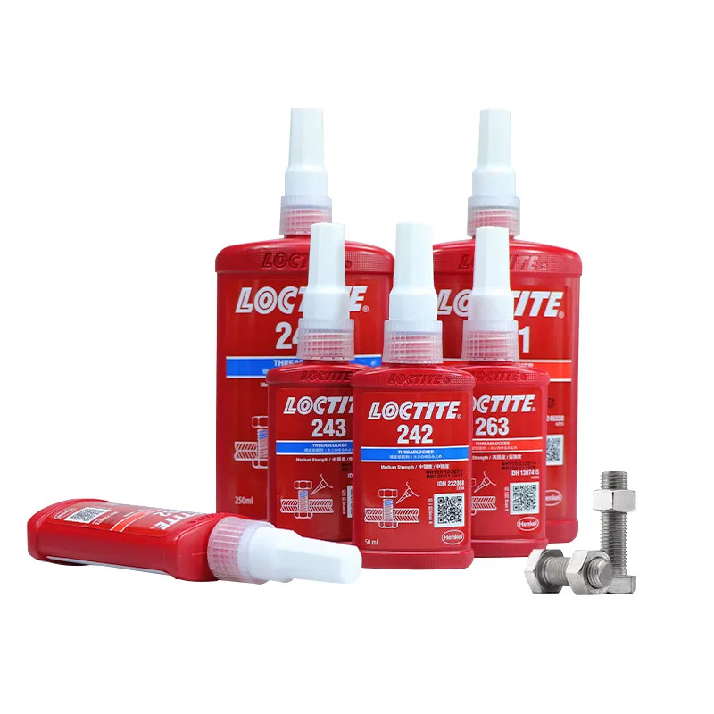 

New Style Loctite243 262 290 272 277 222 Thread Locking Glue High Strength Seal Anaerobic Glue Waterproof For All Metal Threads