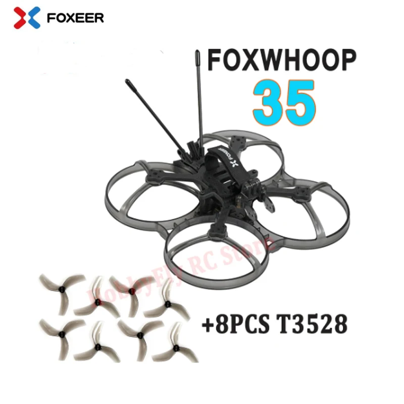 Foxeer Foxwhoop 35 142 мм 3 5 дюйма T700 углеродное волокно небьющаяся рама для FPV Mini Freestyle Drones