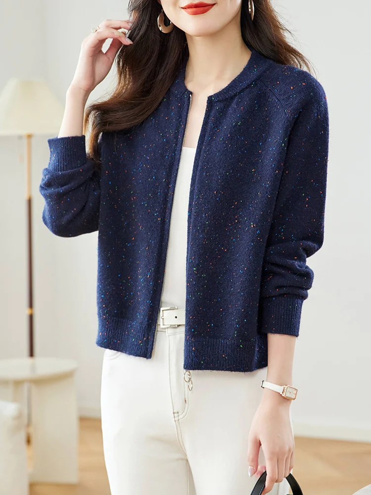 Короткое пальто женская весенне-осенняя одежда новинка 2024 уличный свитер