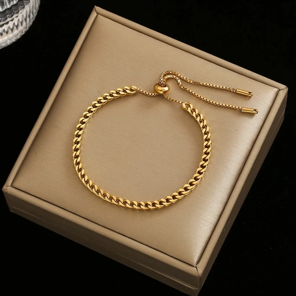 Унисекс Браслет Из Нержавеющей Стали В Стиле Хип-хоп/рок 26 См Высококачественный