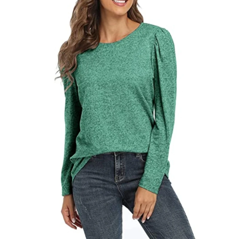 

Crewneck Sweatshirts for Women Oversized Pullover Tops Long Sleeve Shirts Tunic Tops for Leggings