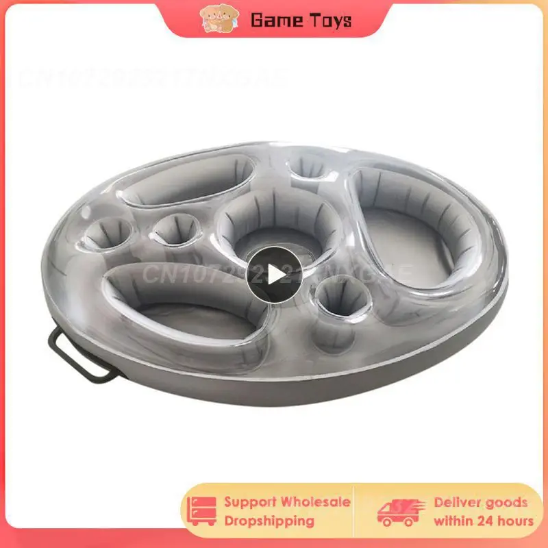 

Inflatable Pool Float Beer Drinking Cooler Table Bar Tray Beach Swimming Ring Summer Party Beach Swimming Ring Accessories