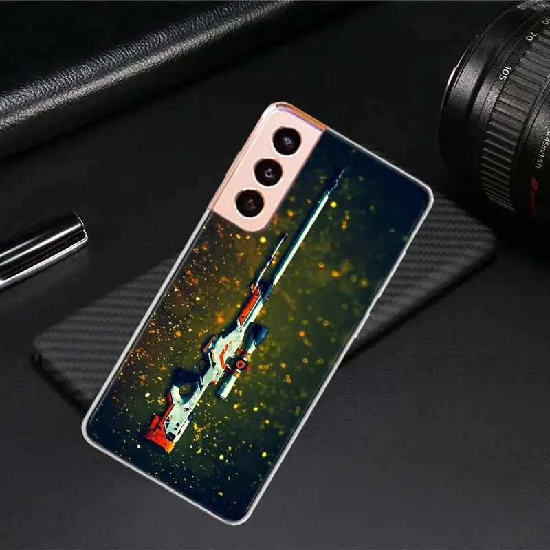 Csgo gun weapon knife skin Phone Case For Samsung S21 FE S20 Plus Galaxy S22 Ultra S10 Lite 2020 S9 S8 S7 S6 Edge Cover images - 6