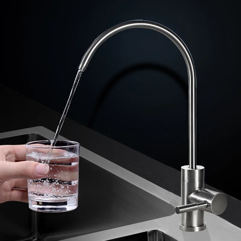 

304 stainless steel water purifier faucet single cooling faucet