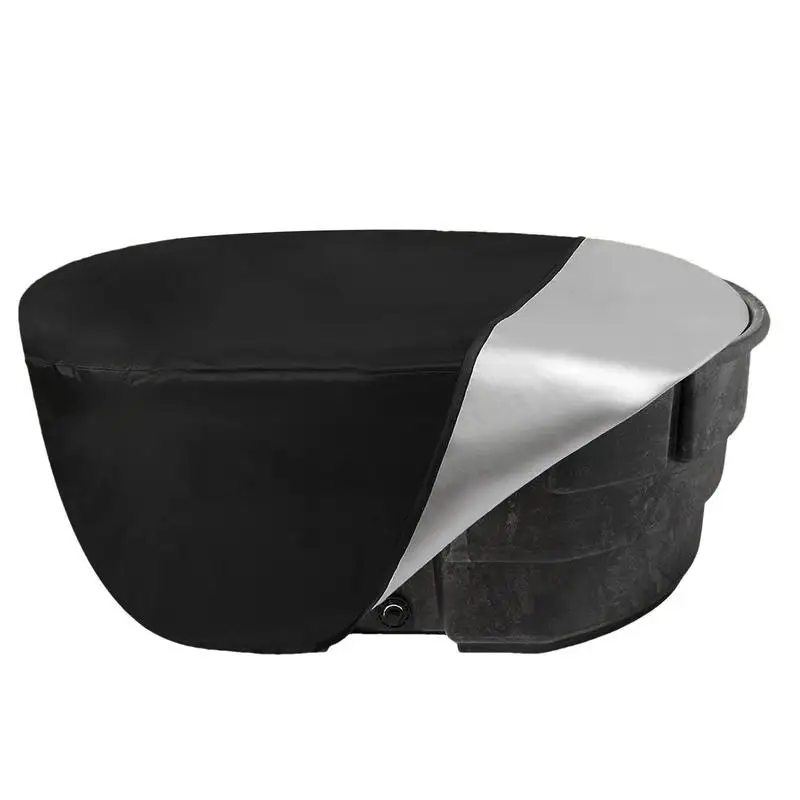 

Waterproof Stock Tank Cover Outdoor Rain Water Tank Cover Case Rain Snow Dust Windproof Oxford Fabric Tank Protective Covers