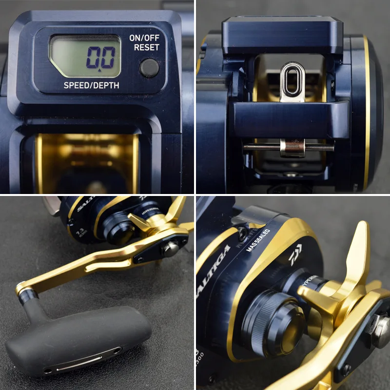 Фото 21 японская катушка DAIWA SALTIGA ELECTRIC для морской рыбалки, для ловли морского окуня, для дальнего заброса. №5