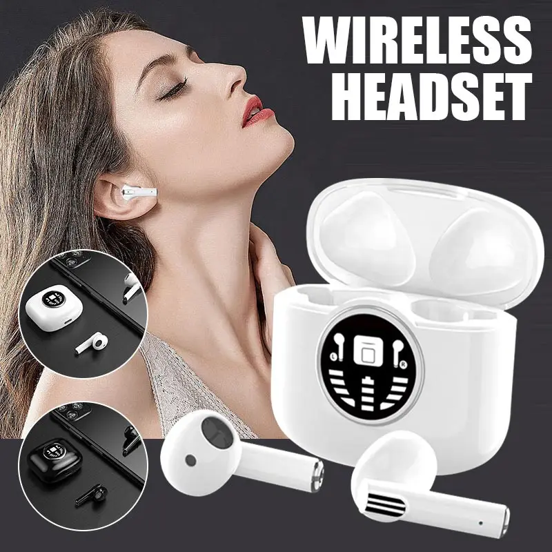 

Беспроводные Bluetooth-наушники с двойным микрофоном и шумоподавлением