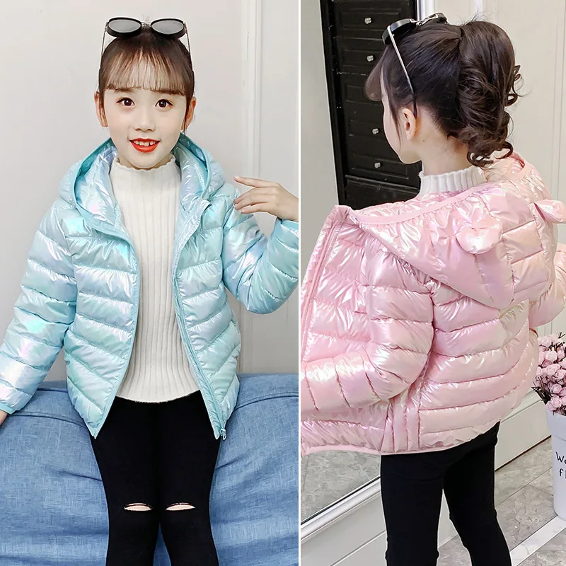 

2023 Korea Autumn Winter Windbreaker Jacket Warm Cotton Tops Toddler Girl Winter Clothes Elementary School Girls Winter Coat