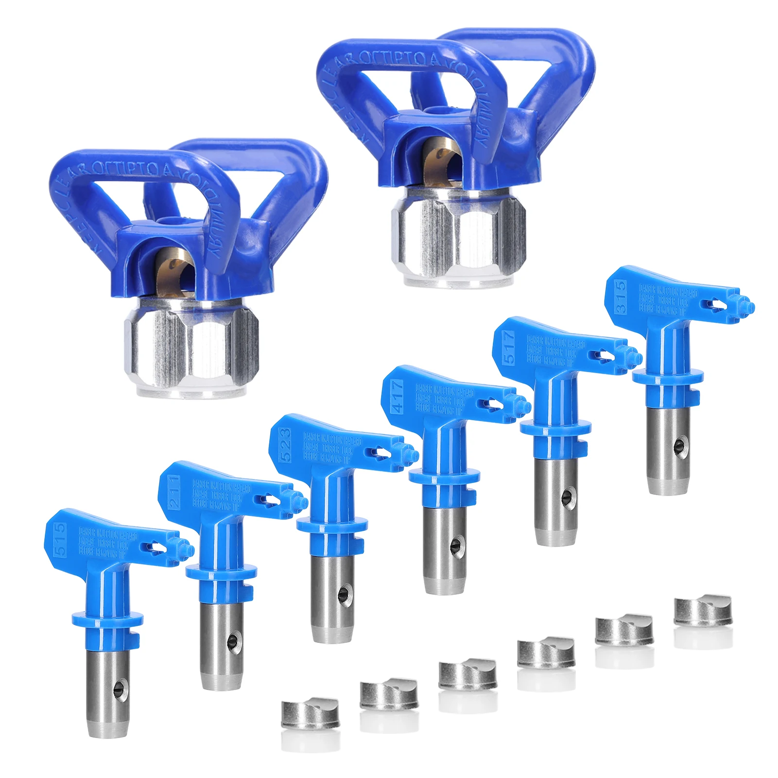 

Airless Paint Nozzles Set Reversible Spraying Machine Tips Airless Paint Sprayer Nozzle Kit Airless Spraying Machine Accessory