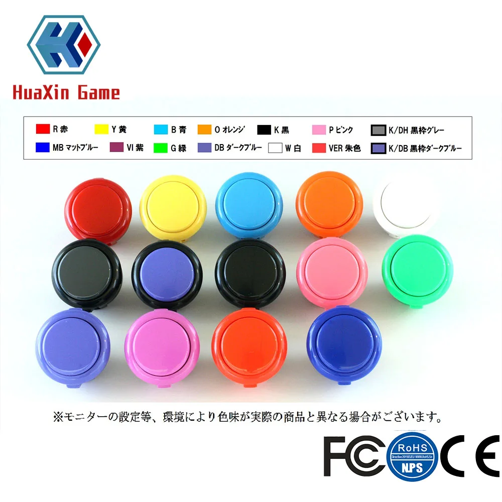 Оригинальный японский SANWA OBSF-30 Круглый кнопочный переключатель 30 мм аркадный для