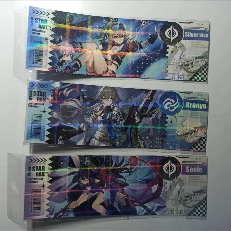 Honkai: Звездный планка билет Светлячок стоящая живопись HD лазерная бумага