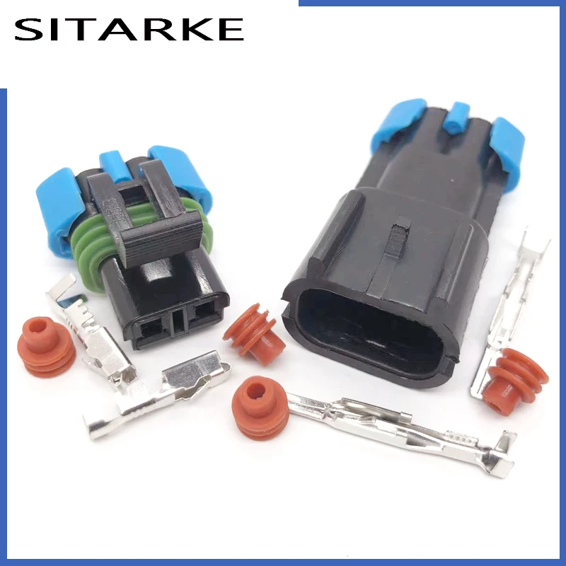 

Автомобильный фоторазъем 15300027 15300002 2-контактный разъем Delphi