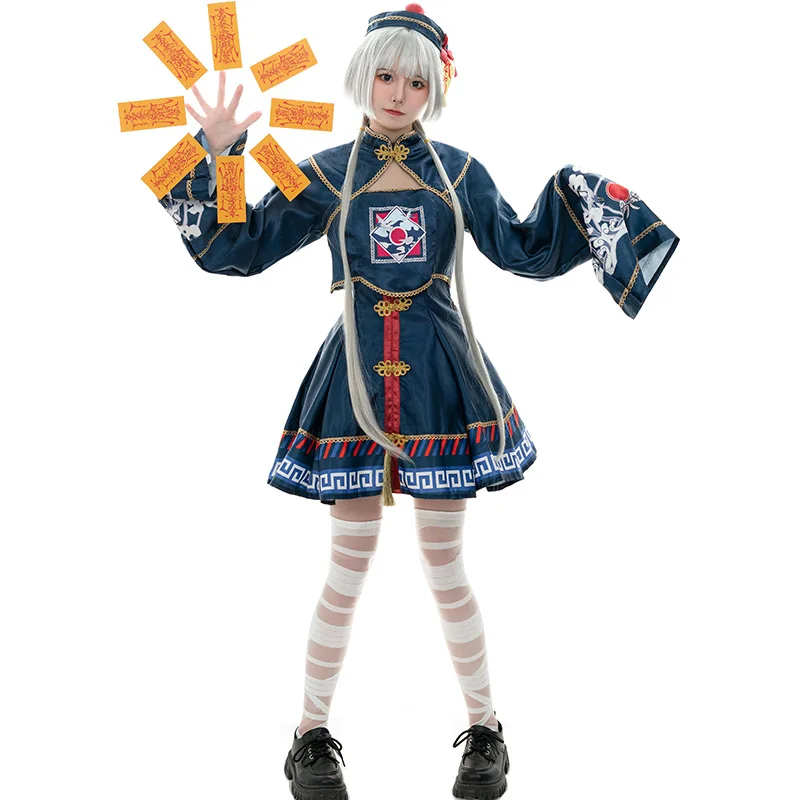 Фестиваль Косплей Хэллоуин новый стиль аниме косплей костюм зомби призрак