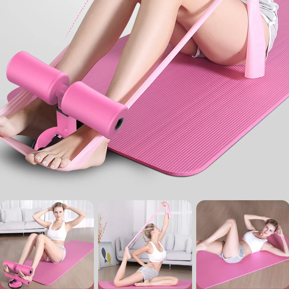 

Portable Floor Suction Home Gym Sit Up Assistant Device Adjustable Height Training Waist Lifting Belly Rolling Abdominal Aid