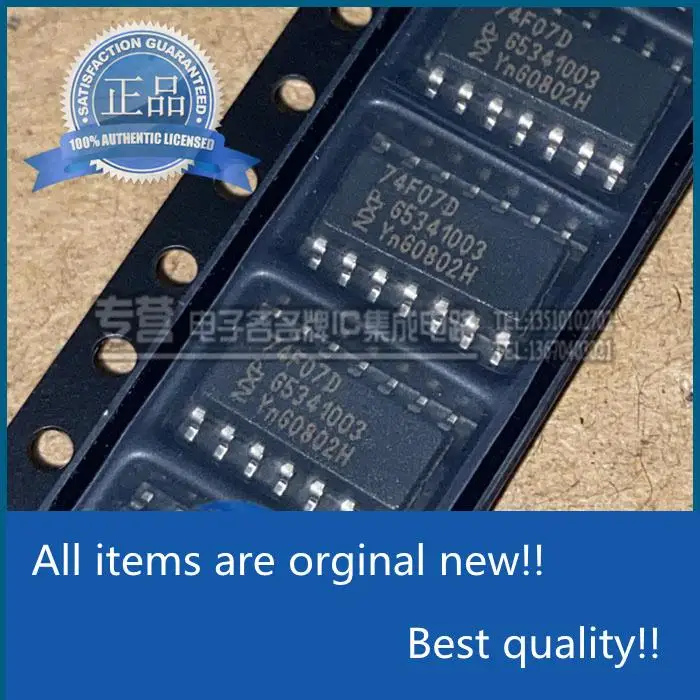 

10 шт. Оригинальный Новый N74F07D Silkscreen 74F07D SMD SOP-14/3,9