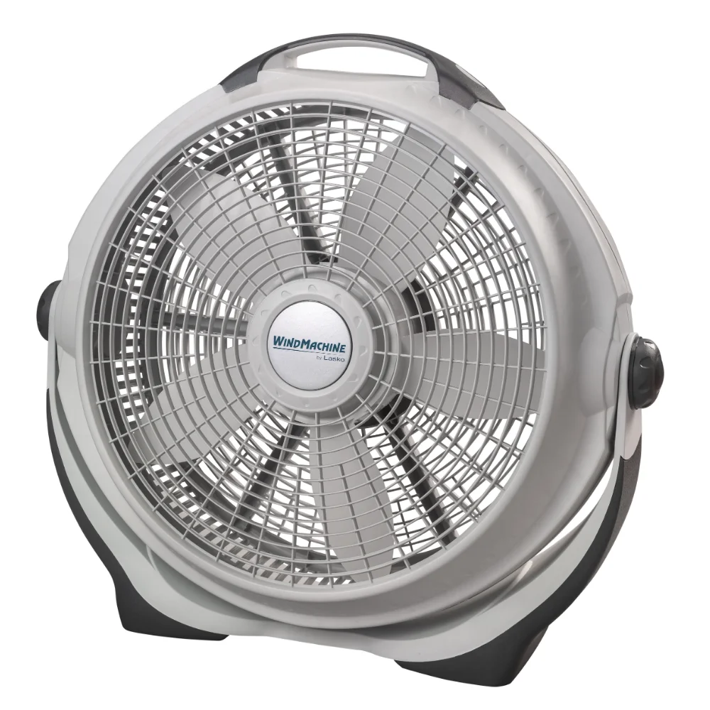 

Lasko 20" Air Circulator Wind Machine, 3-Speed Floor Fan with Pivoting Head, A20301, Gray Air Conditioner Portable