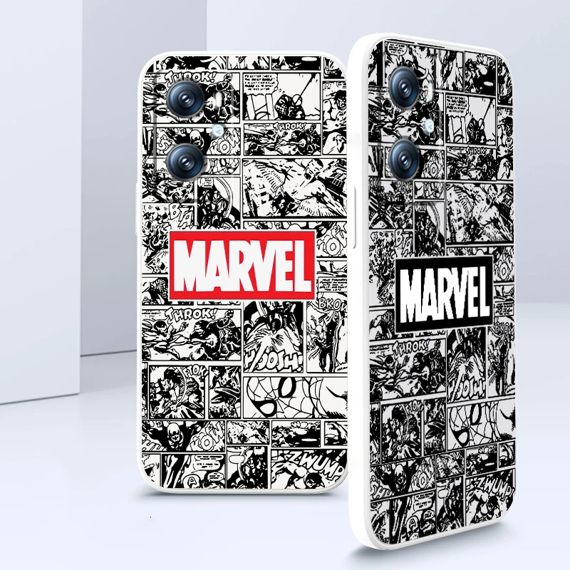 

Avengers Marvel Logo Comics Liquid Rope Phone Case For OPPO Find X5 X3 Lite F21 A96 A94 A93 A77 A76 A74 A72 A57 A53S A16 A9 5G